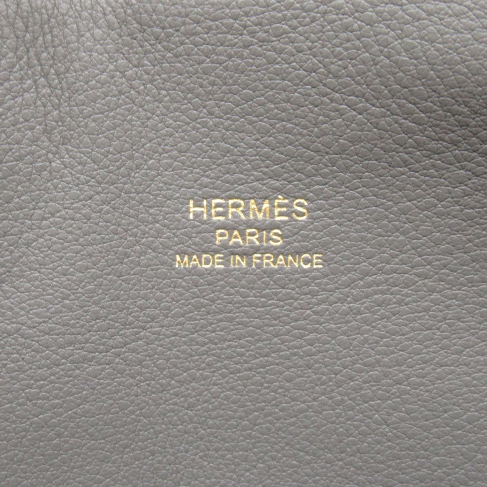 Hermes HERMES Bolide 1923 25 Handbag Bag Leather Evercolor Women's Grey