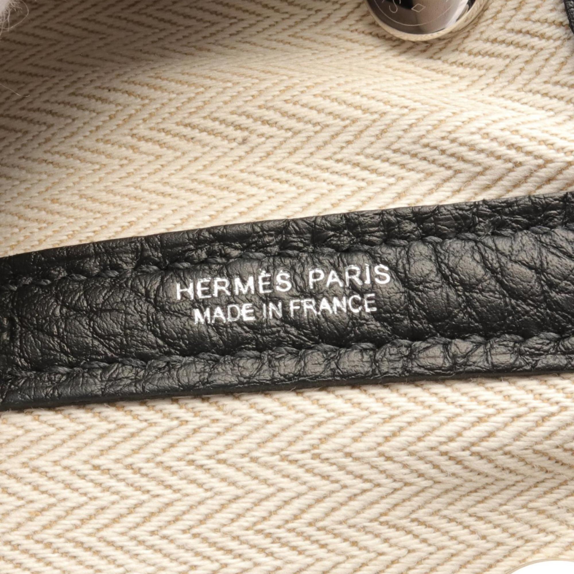 Hermes HERMES Garden TPM Tote Bag Negonda Women's Black