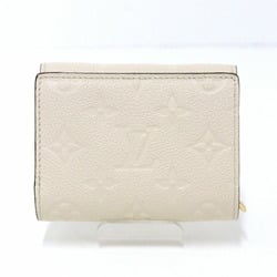 Louis Vuitton Portefeuille Metis Compact Crème Monogram Empreinte M81071 Tri-fold Wallet