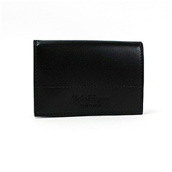 Salvatore Ferragamo coin case leather black women's