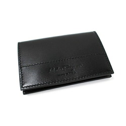 Salvatore Ferragamo coin case leather black women's