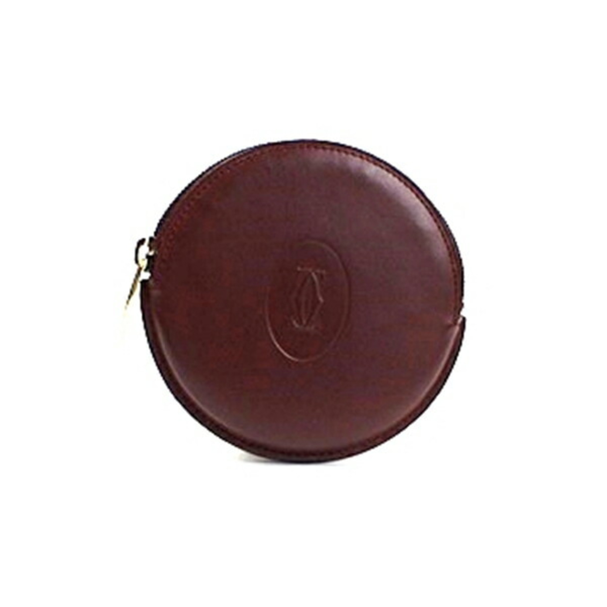 Cartier Must de coin case, purse, leather, Bordeaux, Cartier, men's, women's, unisex, wallet