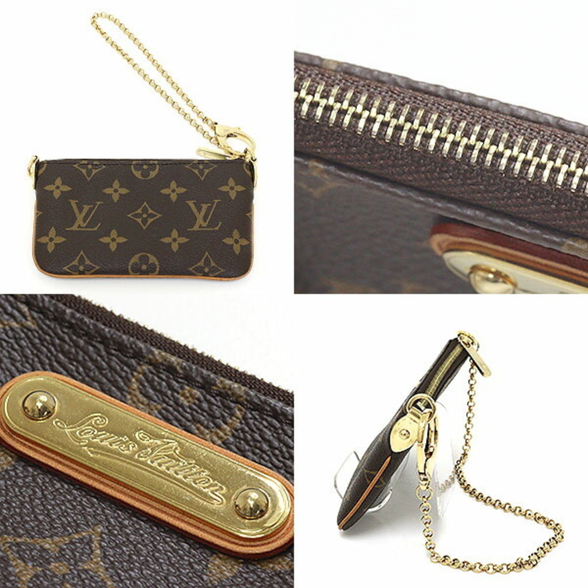 Louis Vuitton Pochette Mila PM Monogram Pouch Small Wallet Coin Case