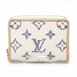 Louis Vuitton Portefeuille Lou Monogram Jacquard Multicolor White Bi-fold Wallet M83500 LV