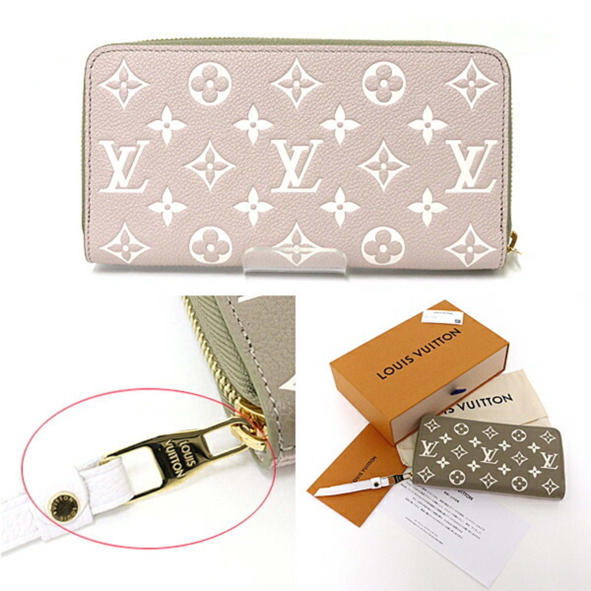 Louis Vuitton LOUIS VUITTON Zippy Wallet Round Long Monogram Empreinte M81280