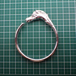 HERMES Cheval Horse Twin Bangle