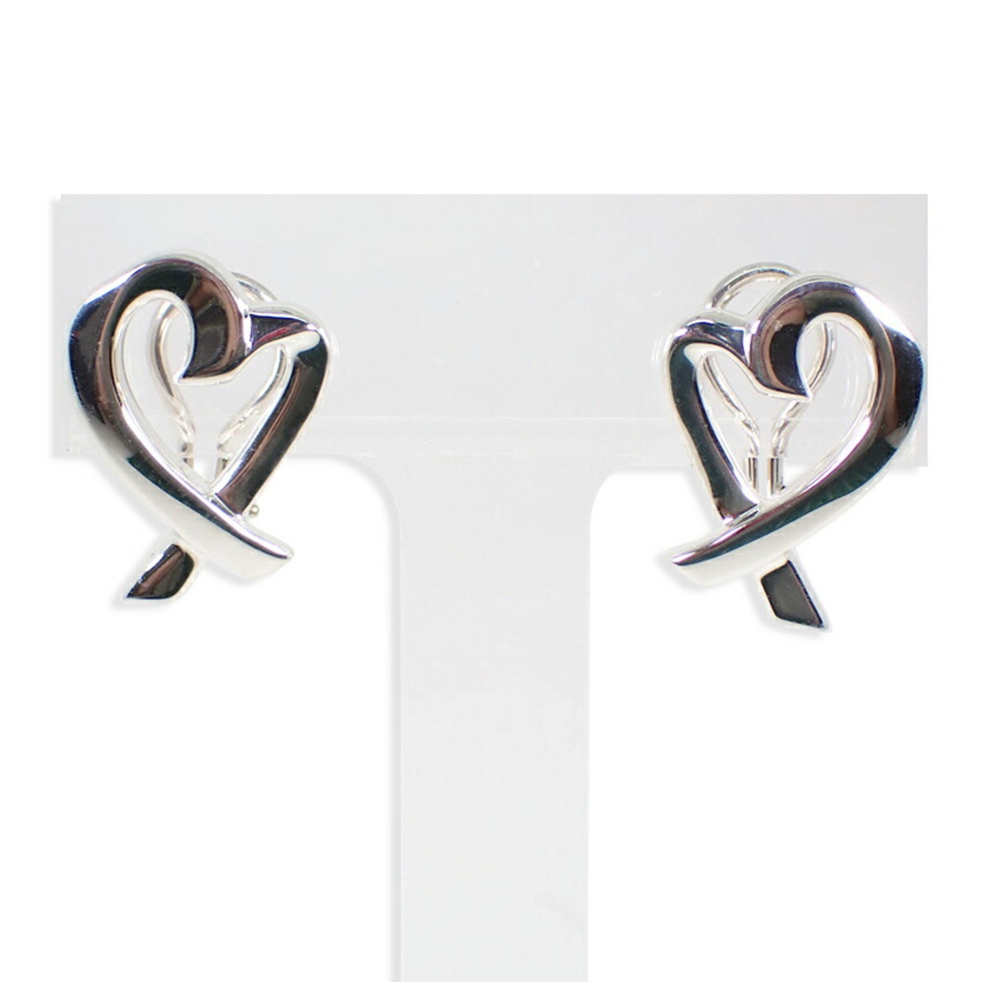 TIFFANY Tiffany 925 Loving Heart Earrings