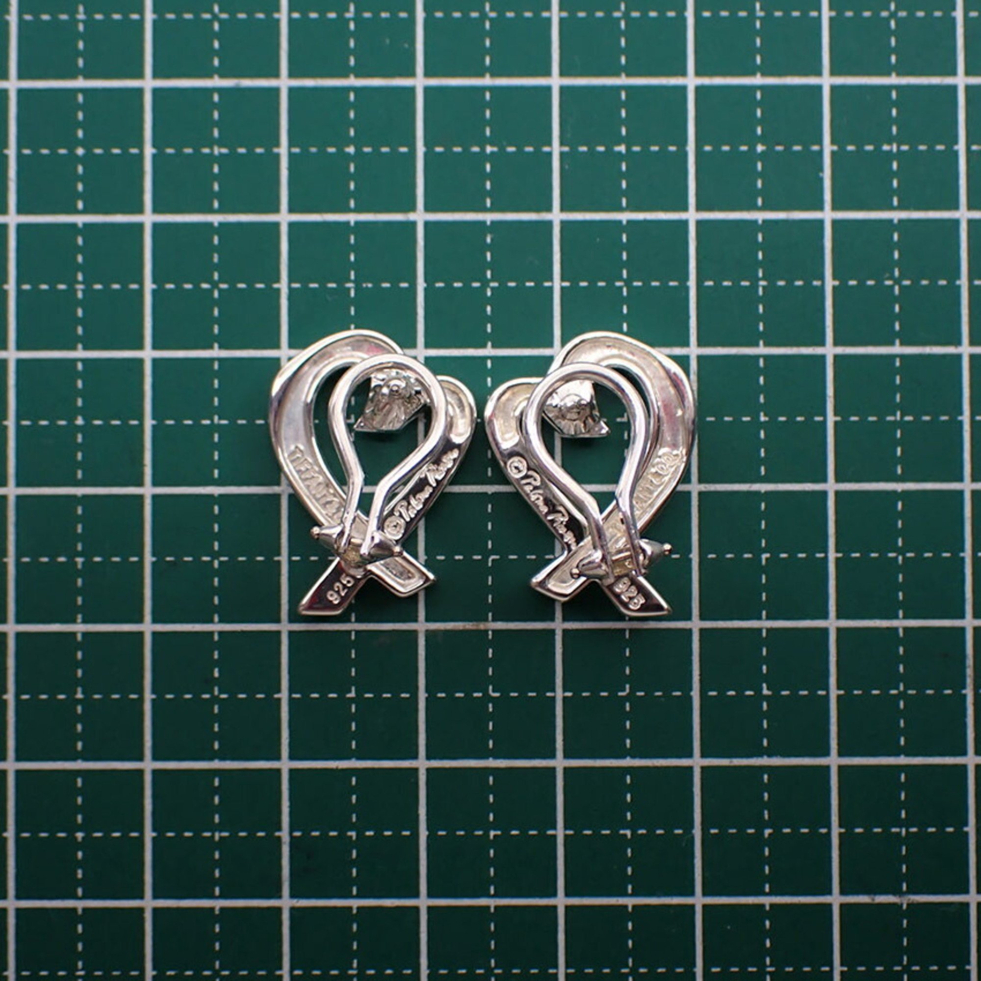 TIFFANY Tiffany 925 Loving Heart Earrings