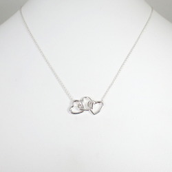 TIFFANY 925 Triple Heart Pendant Necklace