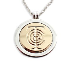 TIFFANY Tiffany 925 750 combination round coin pendant