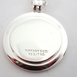 TIFFANY Tiffany 925 750 combination round coin pendant