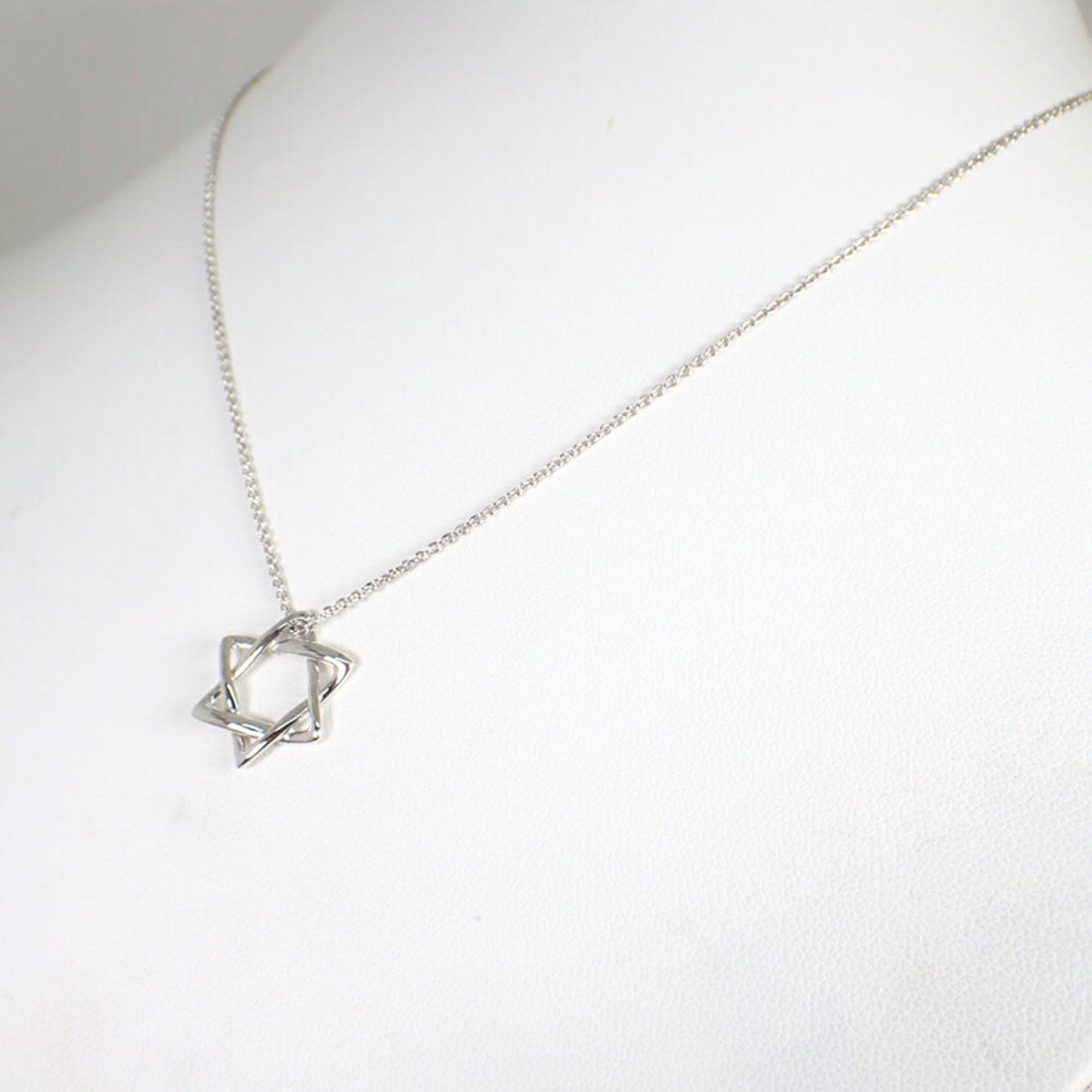 TIFFANY Tiffany 925 Star of David Pendant Necklace