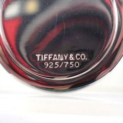 TIFFANY Tiffany 925 750 combination round coin pendant