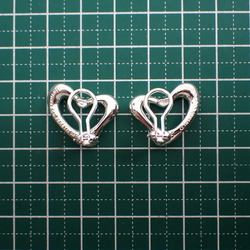 TIFFANY Tiffany 925 heart earrings