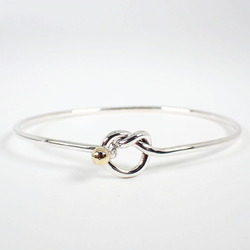 TIFFANY Tiffany 925 750 Combi Love Knot Bangle