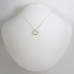 TIFFANY 925 diamond heart pendant necklace