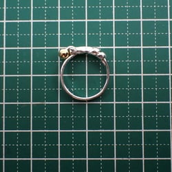 TIFFANY 925 750 Hook and Eye Combination Ring Size 8