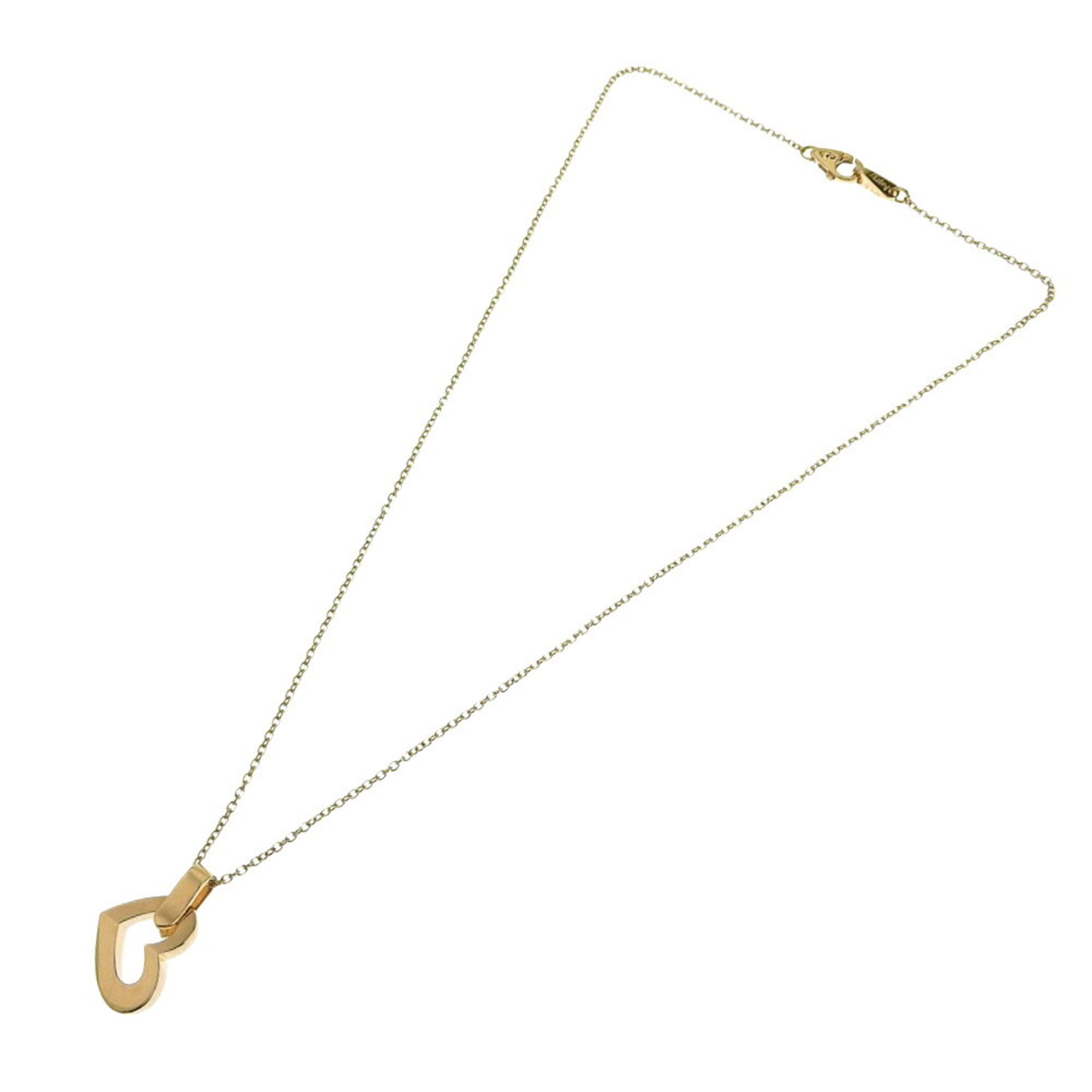 ASPREY Heart motif necklace in 18K yellow gold