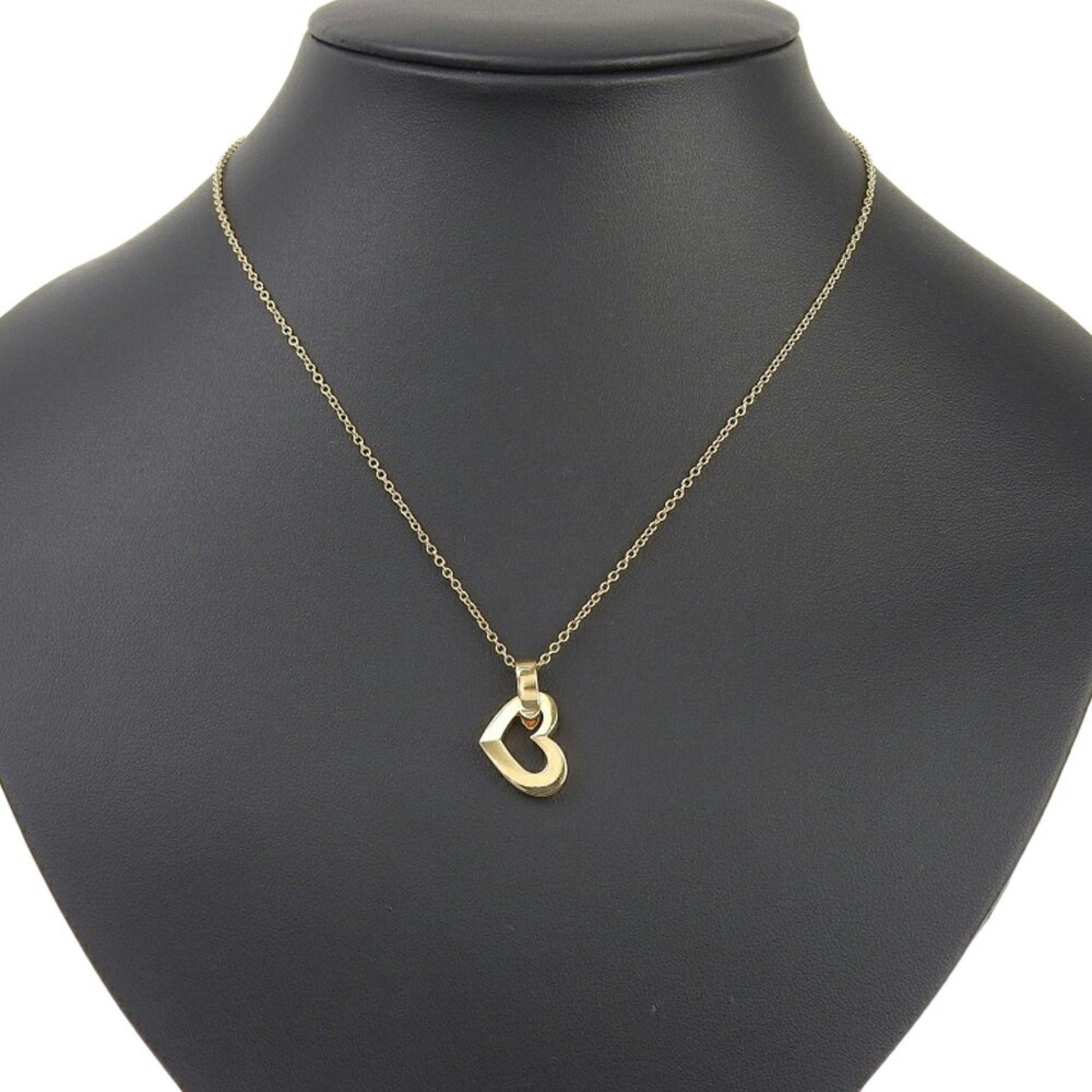 ASPREY Heart motif necklace in 18K yellow gold