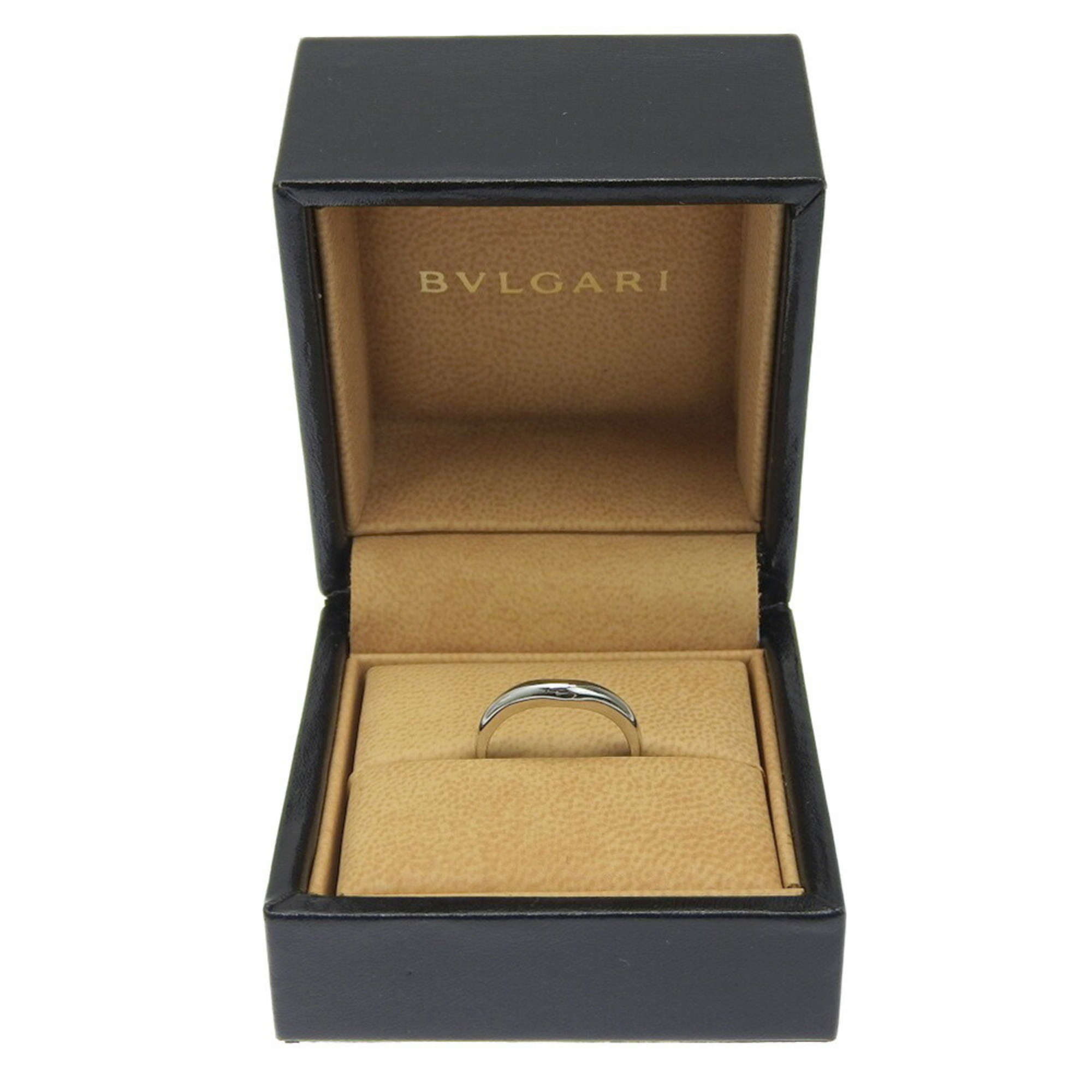 BVLGARI Corona Curve Ring, Platinum, Pt950, Approx. Size 11, Wedding Ring