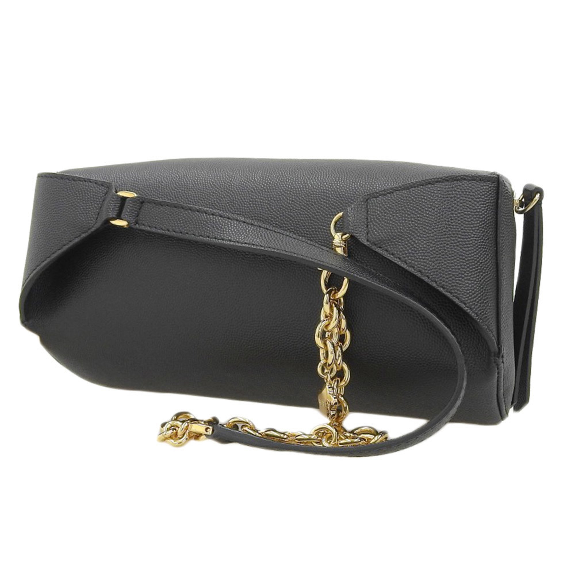 FURLA Body bag Shoulder Leather Black