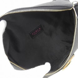 FURLA Body bag Shoulder Leather Black