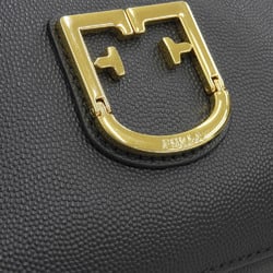 FURLA Body bag Shoulder Leather Black