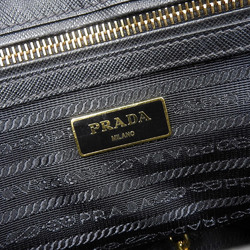 PRADA Galleria Medium Bag Handbag Shoulder Saffiano Leather Black BN2274