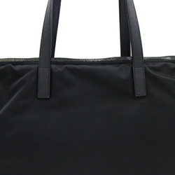 Prada Tote Bag 2VG024 Black Nylon Leather Robot Shoulder Men's Women's PRADA