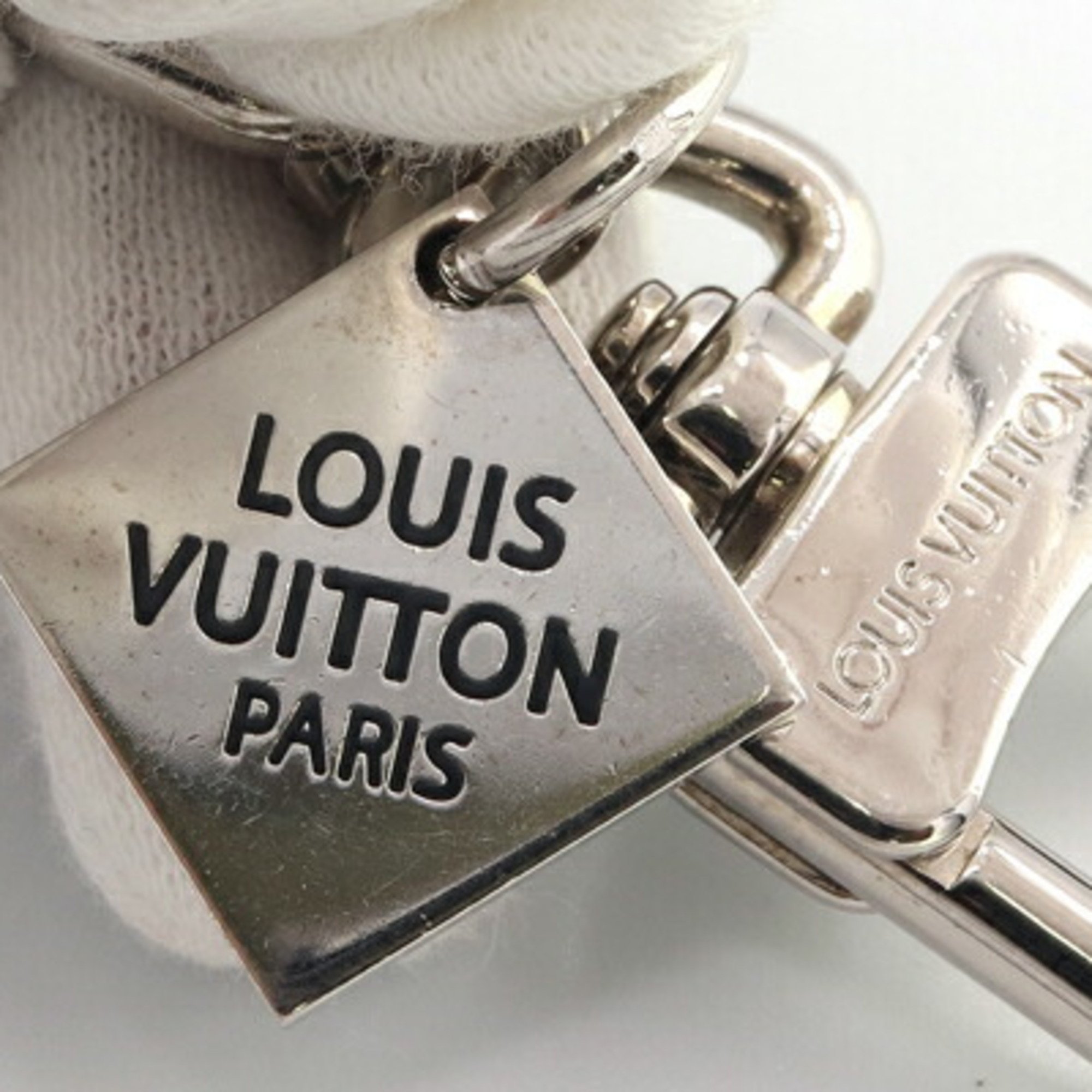 Louis Vuitton Key Chain Sienne Anocre XL M65076 Silver Ring Holder Bag Charm Men's Women's LOUIS VUITTON