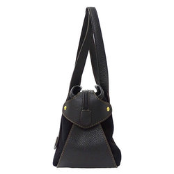 Salvatore Ferragamo Ferragamo Bags Women's Handbags Shoulder Suede Leather Gancini Black