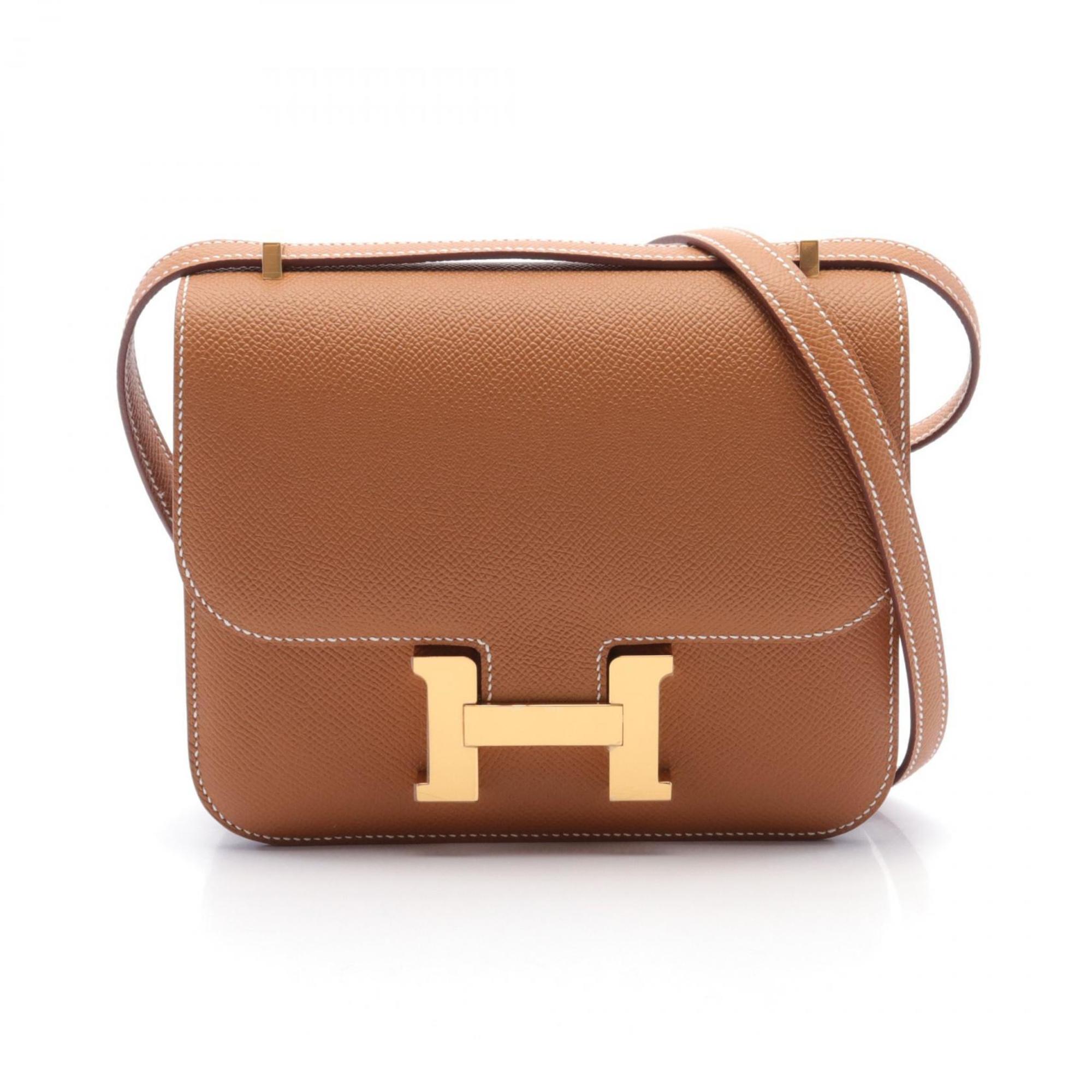 Hermes HERMES Constance 3 Miroir Shoulder Bag Epsom Leather Women's Brown 083905CK