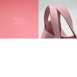 Hermes HERMES Picotin Lock PM Handbag Bag Leather Taurillon Clemence Women's Pink