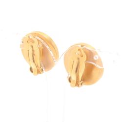 Hermes HERMES Serie Earrings GP (Gold Plated) Women's Gold Grey