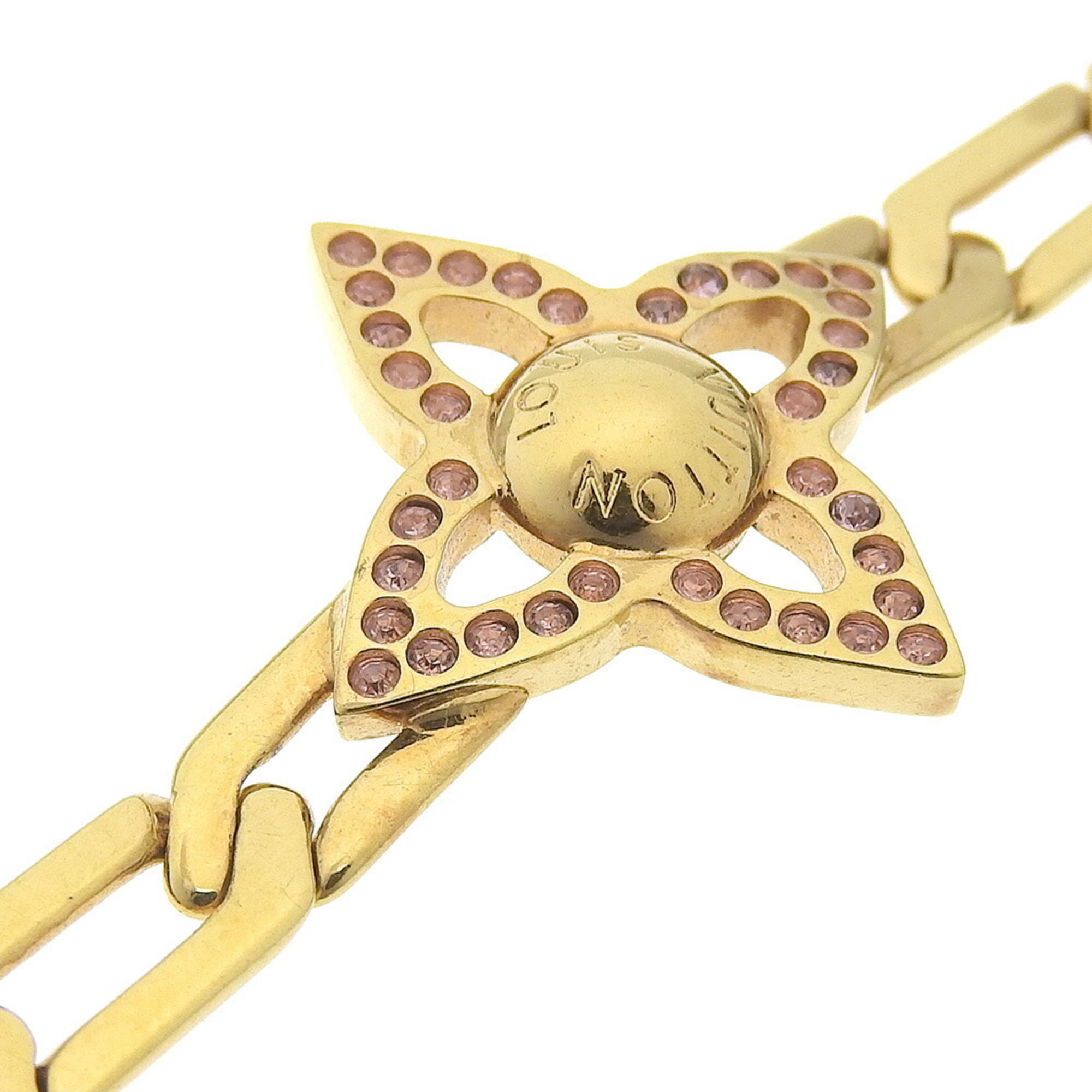 Louis Vuitton Flower Power Bracelet M66091 Pink Stone