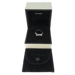 CHANEL Ribbon de Chanel Medium Ring K18WG Diamond #50 Approx. Size 9