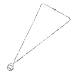 GUCCI Interlocking G Necklace Silver 925 SV925