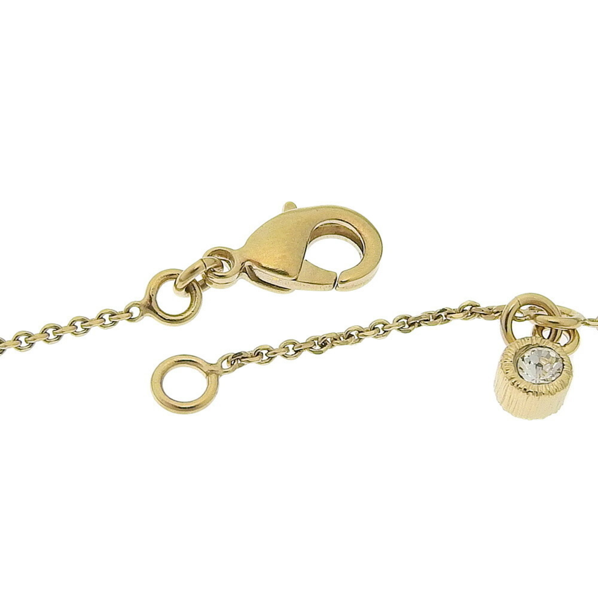 CHANEL Coco Mark Bracelet 10P Rhinestone