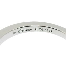 Cartier Ballerina Ring, Platinum, Pt950, Diamond, 0.24ct, #50, Approx. Size 9.5