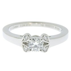 Cartier Ballerina Ring, Platinum, Pt950, Diamond, 0.24ct, #50, Approx. Size 9.5