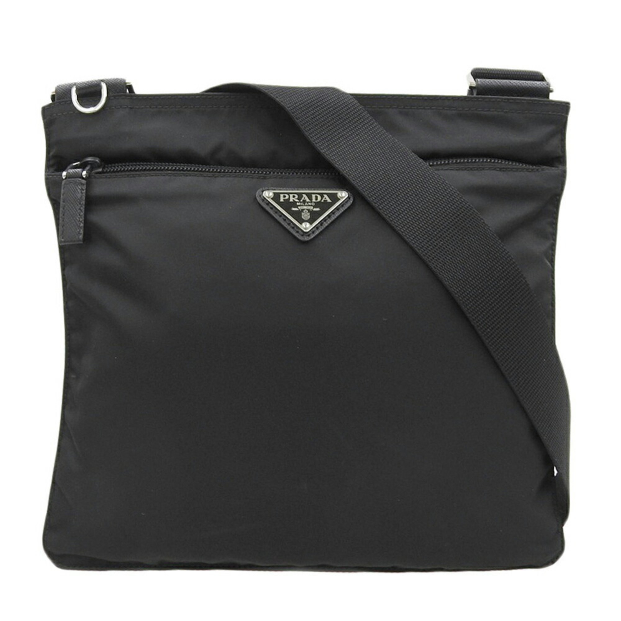 PRADA Shoulder Bag 1BH978 Nylon Black