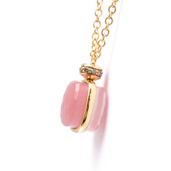 Pomellato Nude Necklace PCC2022_O7000_BRCQR Rose Gold (18K) Chalcedony,Rose Quartz Men,Women Fashion Pendant Necklace (Rose Gold)