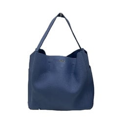 Furla FULRA Leather Capriccio M Hobo Shoulder Tote Bag F6852 Blue JA-19486