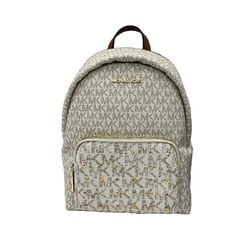 MICHAEL KORS PVC Erin Signature Studded Backpack 35F0GERB2V White JA-19514