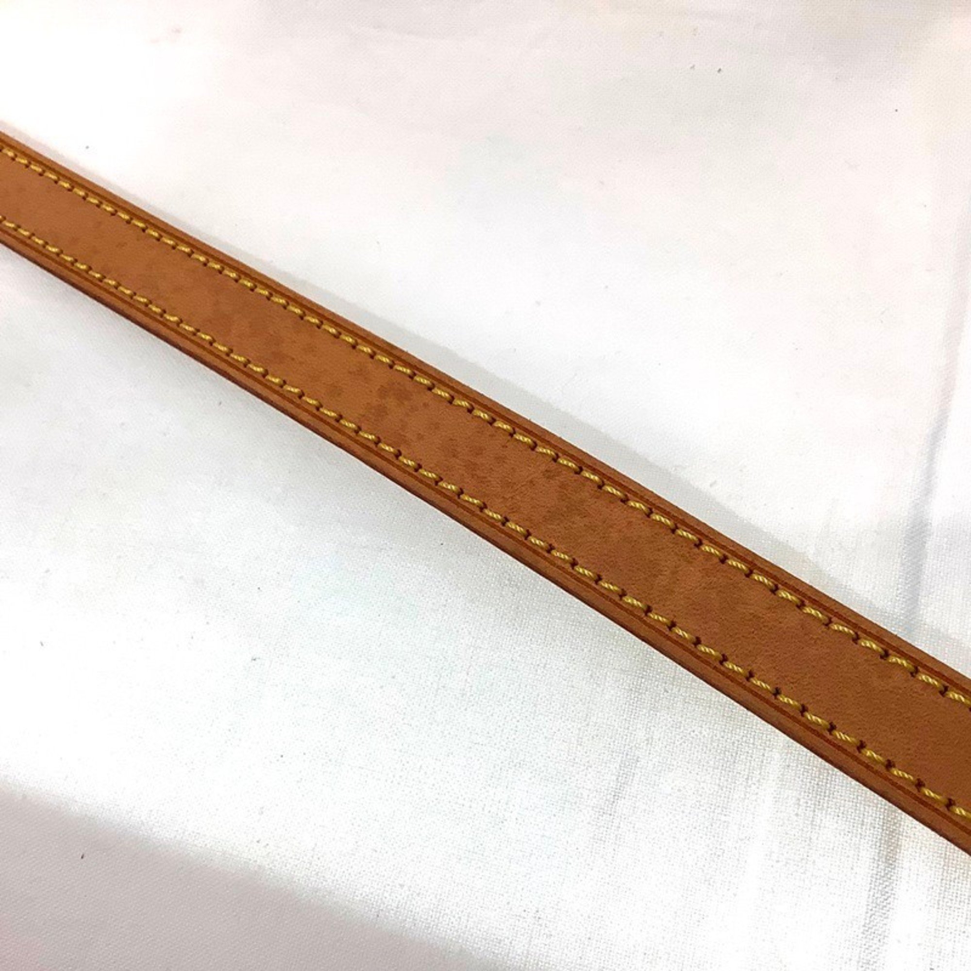 Louis Vuitton Bag Shoulder Strap, Tanned Leather, J52312, Maximum Length 118cm, KB-8936