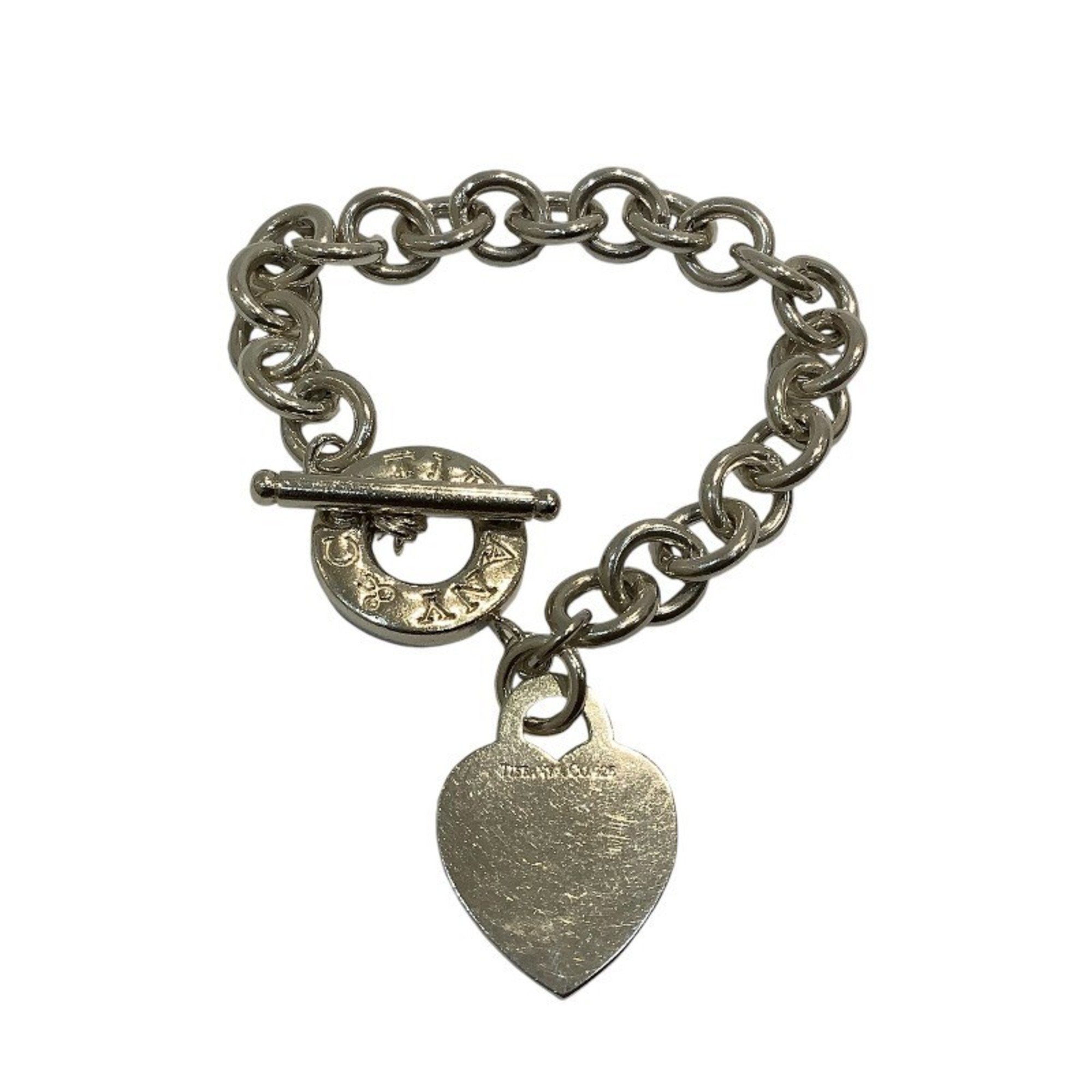 Tiffany & Co. Silver 925 Return to Heart Tag Bracelet, approx. 43g, 17cm, KB-8894