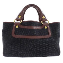 CELINE Bags for Women Tote Handbags Suede Leather Boogie Bag Black Bordeaux