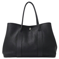 Hermes HERMES Bag Women's Tote Garden PM Negonda Black M Stamp