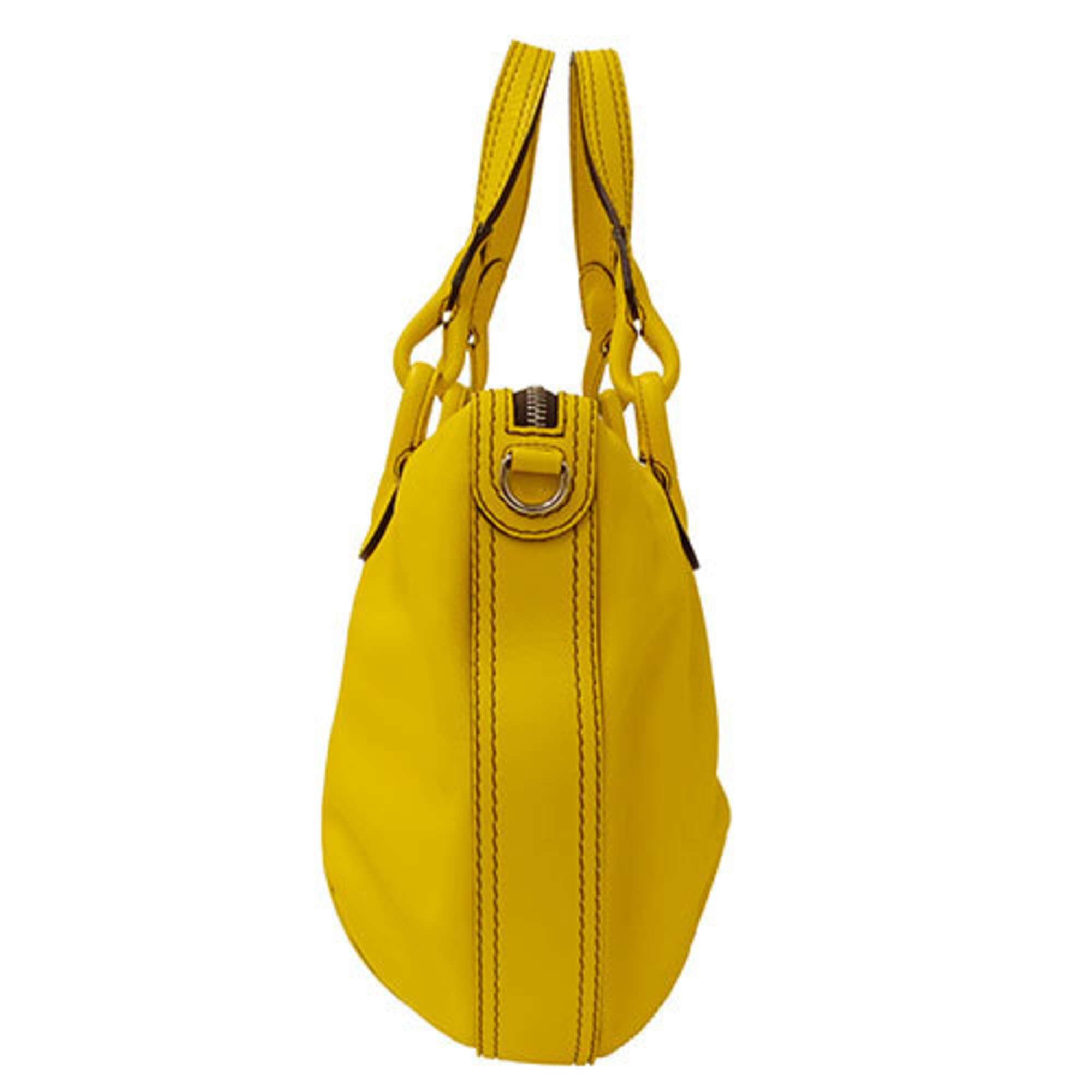 LOEWE Women's Bag Handbag Shoulder 2way Leather Yellow