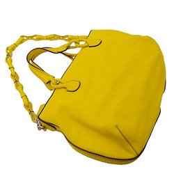 LOEWE Women's Bag Handbag Shoulder 2way Leather Yellow